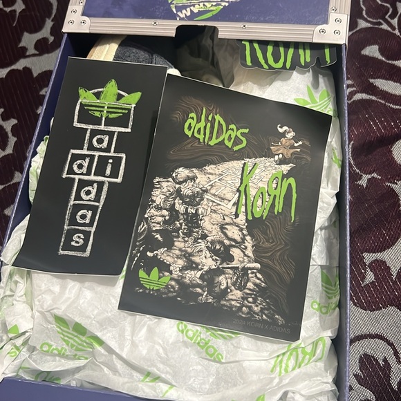 adidas x KoRn Campus 2 Carbon & White Shoes - Picture 3 of 5